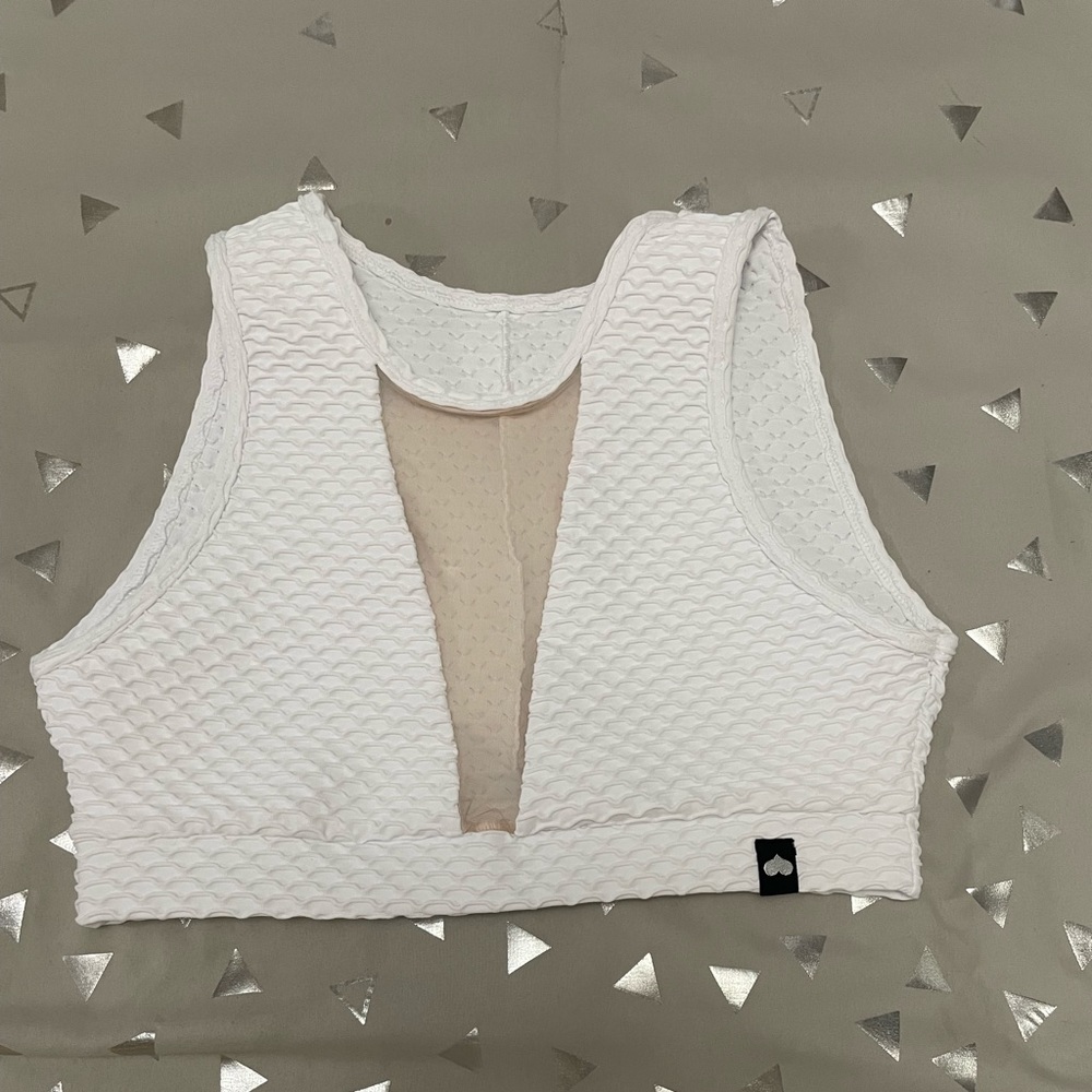 Booty By Brabants Croco Skin White Reveal Top